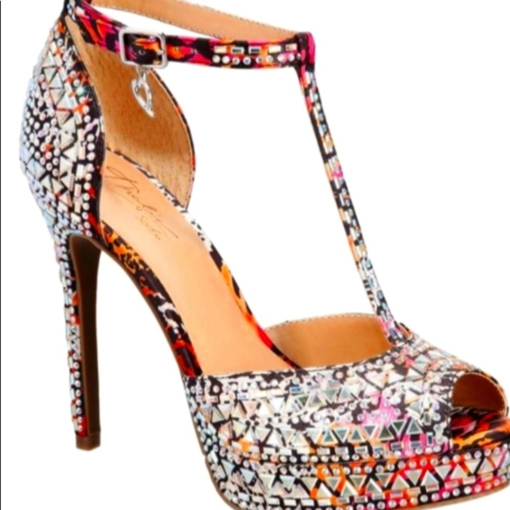 Thalia Sodi Platform heels Sz 7M worn once no box